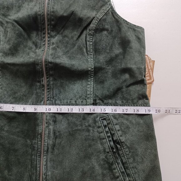 Skotts Washable Suede Zip-up Vest - Picture 14 of 16